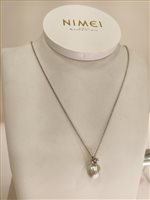 Collana Nimei Donna in Oro bianco Diamante PCL1229